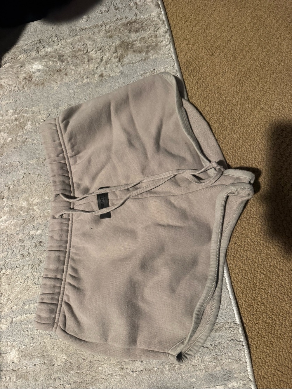 Essentials Fear of God Drawstring Shorts - Taupe